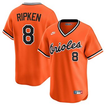 Men's Nike Cal Ripken Sr. Orange Baltimore Orioles Throwback Cooperstown Collection Limited Jersey