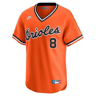 Men's Nike Cal Ripken Sr. Orange Baltimore Orioles Throwback Cooperstown Collection Limited Jersey