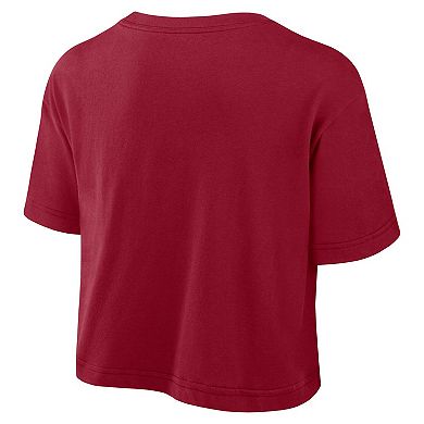 Women's Nike Cardinal Stanford Cardinal Athletic Prep Arch Dri-FIT Cropped T-Shirt