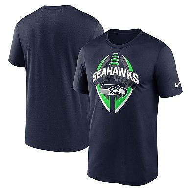 Men's Nike College Navy Seattle Seahawks Legend Icon Performance T-Shirt