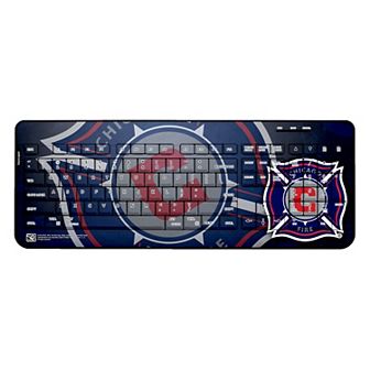 Chicago Fire SC Keyscaper Wireless Keyboard - Navy Blue