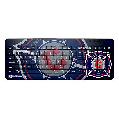 Chicago Fire SC Keyscaper Wireless Keyboard - Navy Blue