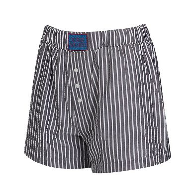 Women's Concepts Sport Charcoal Colorado Avalanche Two-Pack Boxer Shorts Set