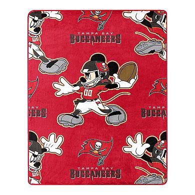 Northwest x Disney Tampa Bay Buccaneers Mickey Hugger Pillow & Silk Touch Throw Set