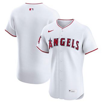 Men's Nike White Los Angeles Angels Home Elite Jersey