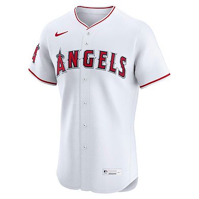 Men's Nike White Los Angeles Angels Home Elite Jersey