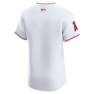 Men's Nike White Los Angeles Angels Home Elite Jersey