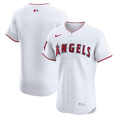 Men's Nike White Los Angeles Angels Home Elite Jersey