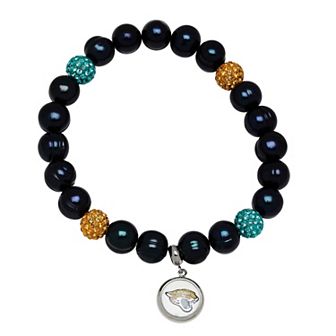 Jacksonville Jaguars 7.5" Pearl Stretch Bracelet