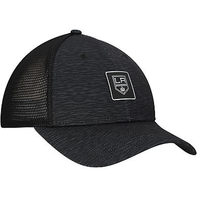 Women's Fanatics Black Los Angeles Kings Authentic Pro Adjustable Trucker Hat