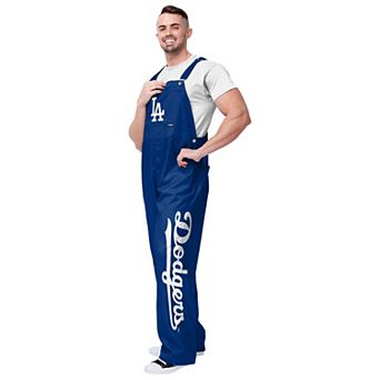 Men's FOCO Royal Los Angeles Dodgers Big Logo Overalls