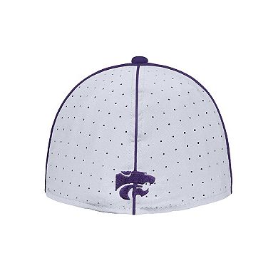 Men's Nike White Kansas State Wildcats 2025 On-Field True Performance Baseball Fitted Hat