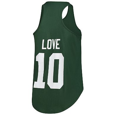 Women's Fanatics Jordan Love Green Green Bay Packers Plus Size Name & Number Tank Top
