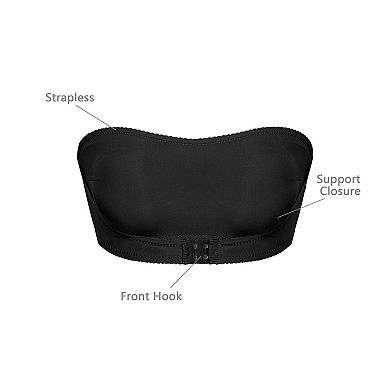 Women's Cupshe Front Closure Strapless Bra