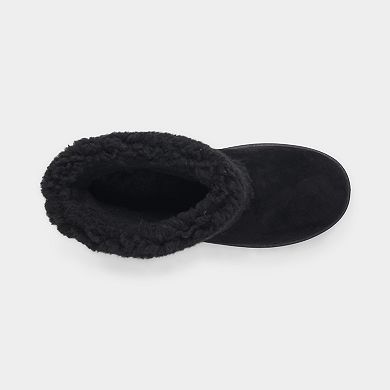 SO® Faux Fur Cuff Women's Ankle Boot