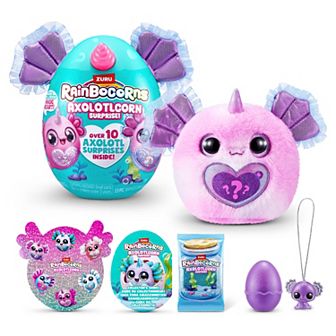 Rainbocorns Axolotlcorn Surprise 13 pc Plush Toy & Collectibles Set