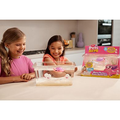 ZURU Pets Alive Mama Turtle & Baby Surprise Interactive Toy