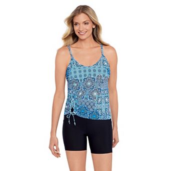 Women's Bal Harbour Side Ring Tankini Swim Top