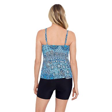 Women's Bal Harbour Side Ring Tankini Swim Top