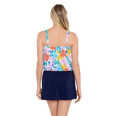 Women's Bal Harbour Floral Blouson Swimdress