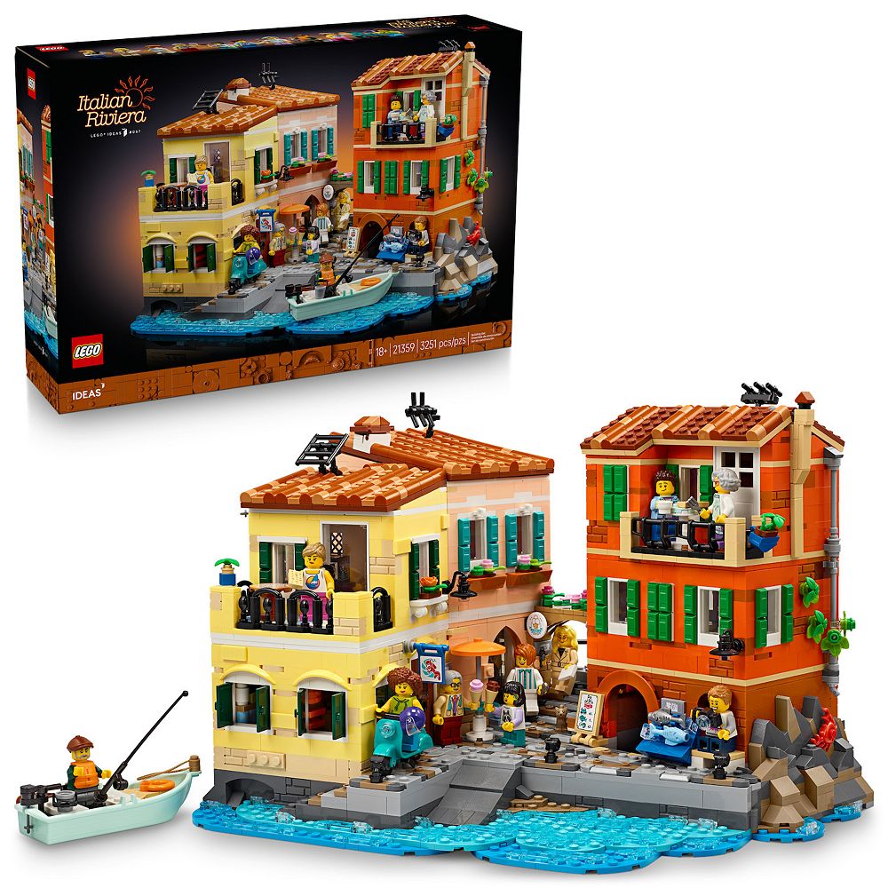 LEGO Ideas Italian Riviera 21359 Building Kit (3251 Pieces)