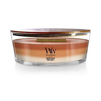 WoodWick Pumpkin Gourmand Scented Candle 21 oz Crackling Wick Up