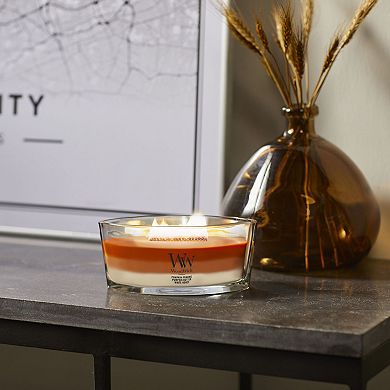 WoodWick Pumpkin Gourmand Scented Candle 21 oz Crackling Wick Up