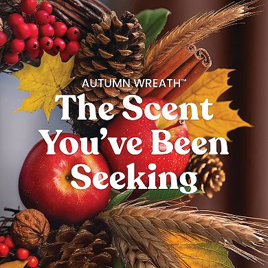 Yankee Candle Autumn Wreath 22 oz Jar Candle Room-Filling Fragrance