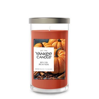 Yankee Candle Spiced Pumpkin Medium Pillar Candle 14.25 oz