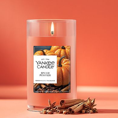 Yankee Candle Spiced Pumpkin Medium Pillar Candle 14.25 oz