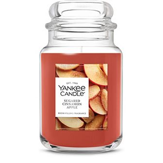 Yankee Candle Sugared Cinnamon Apple 22 oz Jar Candle