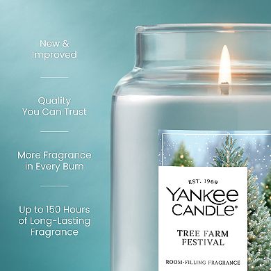 Yankee Candle Tree Farm Festival 22 oz. Candle Jar