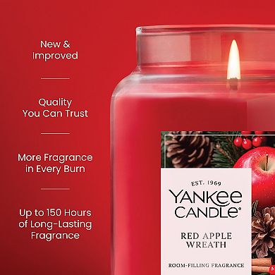 Yankee Candle® Red Apple Wreath 22 oz. Candle Jar