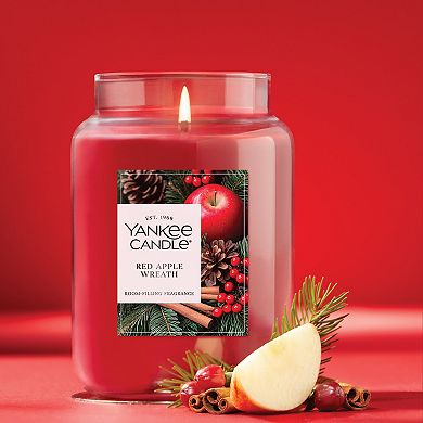 Yankee Candle® Red Apple Wreath 22 oz. Candle Jar