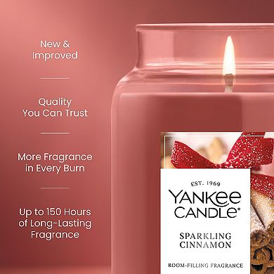 Yankee Candle Sparkling Cinnamon 22 oz. Candle Jar