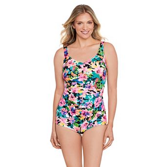 Women's Bal Harbour Shirred Front One-Piece Swimsuit