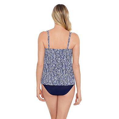 Women's Bal Harbour Handkerchief Hem Tankini Swim Top