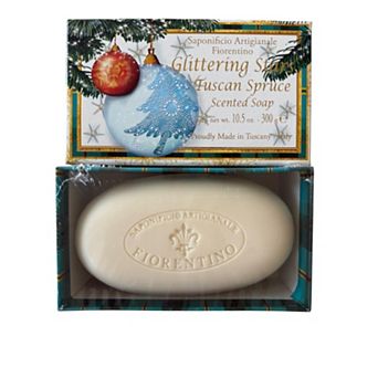 Discover Europe Made in Italy Saponificio Artigianale Fiorentino 10.5-oz. Glittering Stars Tuscan Spruce Scented Soap