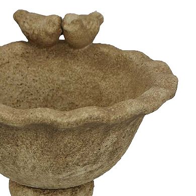 Ivina Bird Bath Feeder, Terracotta, Cute Decorative