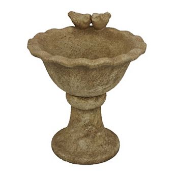 Ivina Bird Bath Feeder, Terracotta, Cute Decorative