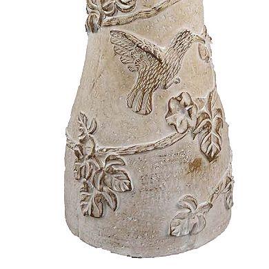 Menon Bird Bath Feeder, Decorative Designs, Terracotta