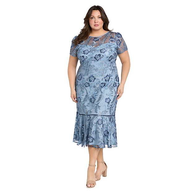 sachin and babi light blue dress Beautiful Wedding A-Line Sweetheart Plus Size Off-Shoulder Dark Blue T –  SELINADRESS