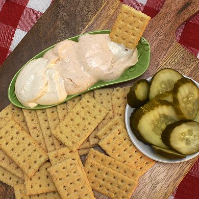 Claussen Pickle Dip Set of 3 Mixes & Serving Dish