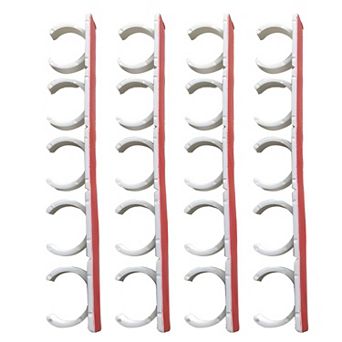 Wall Jar Spice Clip Rack Organizer 20 Slot 4 pc