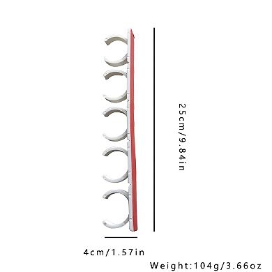 Wall Jar Spice Clip Rack Organizer 20 Slot 4 Pcs