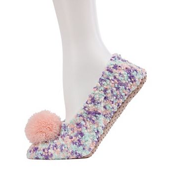 Popcorn Pom-Pom Non-Slip Slippers