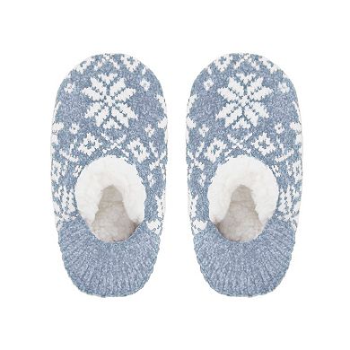 Women's XOXO Nordic Plush Lined Non-Skid Slippers