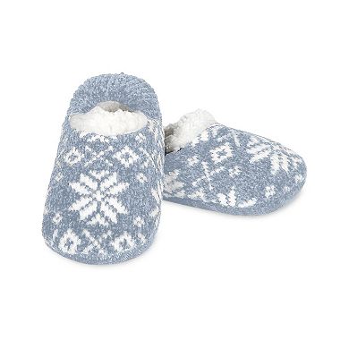 Women's XOXO Nordic Plush Lined Non-Skid Slippers