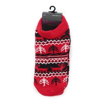 Holideer Fuzzy-Lined Bootie Slippers