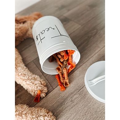 Midlee Metal Dog Food Storage Container - Treats